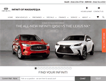 Tablet Screenshot of infinitiofmassapequa.com
